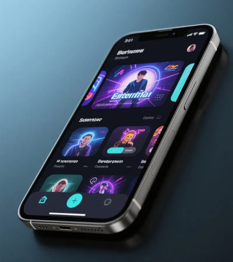 辉达娱乐 App界面展示